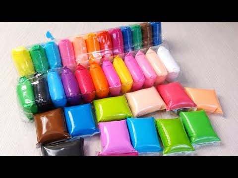 Satisfying Super Clay Unboxing and Mixing Colors 😱 Relaxing Video Clay #claymixing