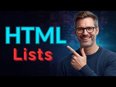 HTML - Lists | HTML Tutorial for Beginners