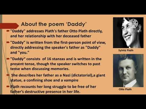 Daddy by Sylvia Plath/Summary and Analysis