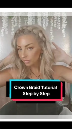 Can't understand how to do the crown braid? I gotchu! Here's how to do the crown braid step by step! #crownbraid #crownbraidtutorial #braidhairstyles #hairstyleideas #hairstyletutorial #hairstyletutorials #hairideas #BeautyByTiffanyRose #TiffanyRoseBeauty | Tiffany Rose
