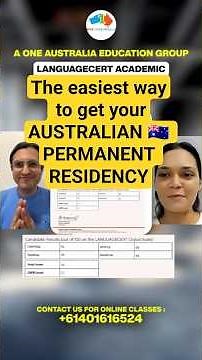Tips To Score 20 PR Points To Get Permanent Residency in Australia!!