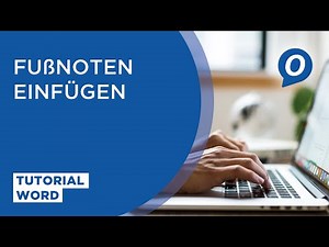 Tutorial Microsoft Word: Fußnoten einfügen