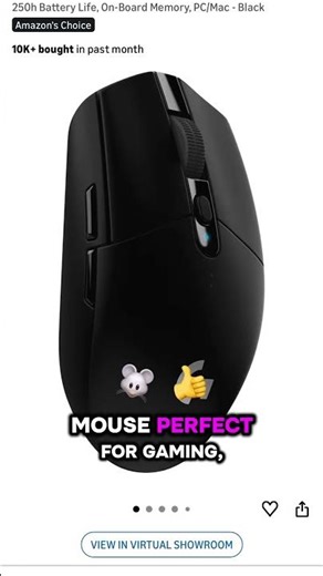 Logitech G305 Lightspeed Wireless Gaming Mouse, Hero 12K Sensor $26.99