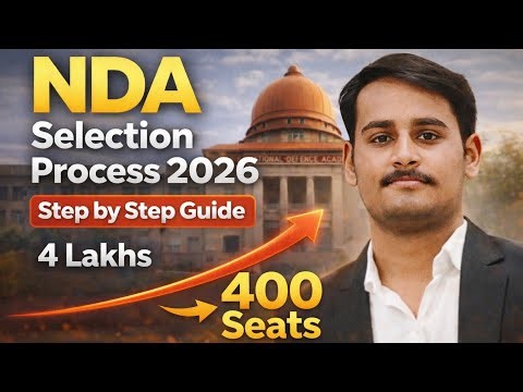 NDA Selection Process 2026 🔥 Step by Step Guide | From Exam to SSB & Merit 🇮🇳