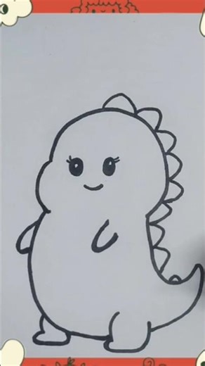 dragon baby 😍 #drawing #easydrawing #shorts #dragondrawing