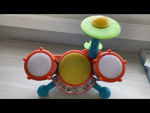 Review & Demo: VTech KidiBeats Kids Drum Set - Musical Fun for Little Drummers!