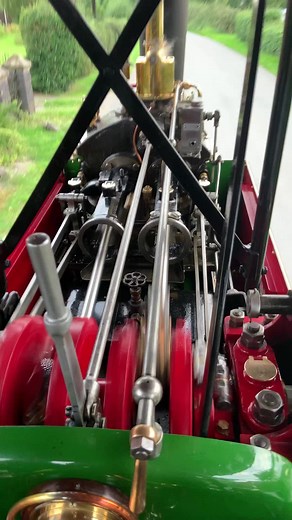 It makes roading interesting #fyp #vintage #steamengine #history #aveling
