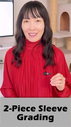 Grading 2-Piece Sleeves for Outerwear: How to Adjust Sleeve Cap Height and Fit #shorts