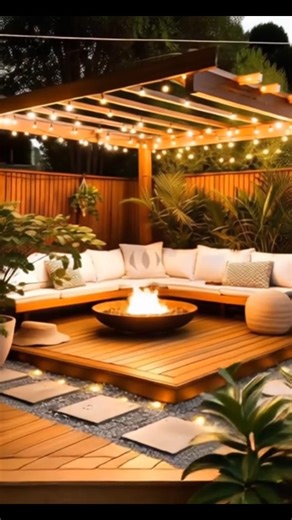 From Empty Yard to Dream Backyard Lounge #viralvideo