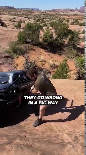 "I thought I was dead"... If anything goes wrong in Moab, it goes wrong in a BIG way. Catch the action NEXT WEEK on YouTube. - #4x4 #offroading #overlanding #moab #wheeling #rockcrawling #adventure | 4WD 24/7