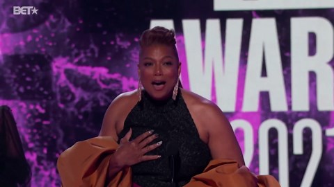 Queen Latifah shares ‘love’ for partner Eboni Nichols at BET Awards