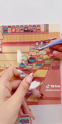 ASMR Self Serve Diner 3D Sticker Experience