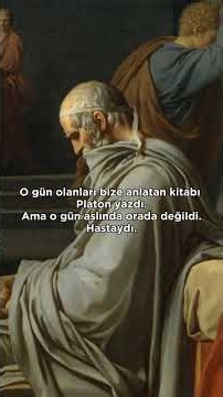 Elini Zehre Uzatıyor Ama Gözü Orada Değil | Sokrates'in Ölümü — Jacques-Louis David (1787) #Shorts