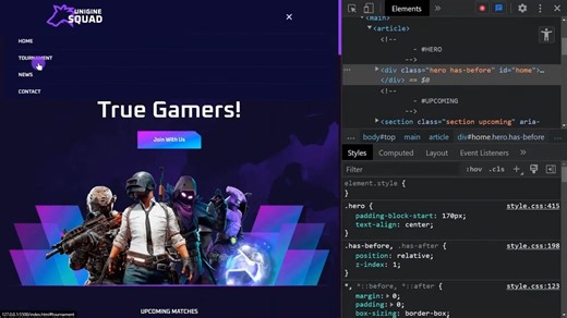 优美的响应式游戏平台网页