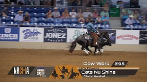 We are still on cloud 9 after the Mars Equestrian™ Hackamore Classic presented by Oswood Stallion Station! We caught up with this year's champions, Nick Dowers and Debbie Crafton! Nick Dowers showed Cats Nu Shine, owned by Clinton Marshall, to win the Open Hackamore Classic title. Debbie Crafton rode HotNRebellious to win the Non Pro Hackamore Classic title. | National Reined Cow Horse Association