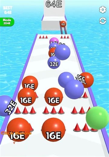 Rolling Ball Run Infinity Mode Endless Upgrade 😱🔥 #shorts