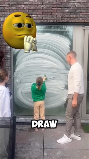 How to Draw Mercedes Logo on The window #shorts