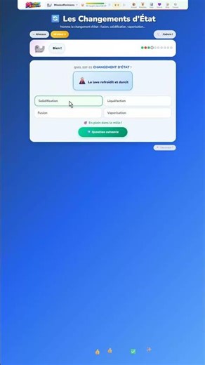 Les Changements d'État - Jeu éducatif gratuit | Mission Révisions