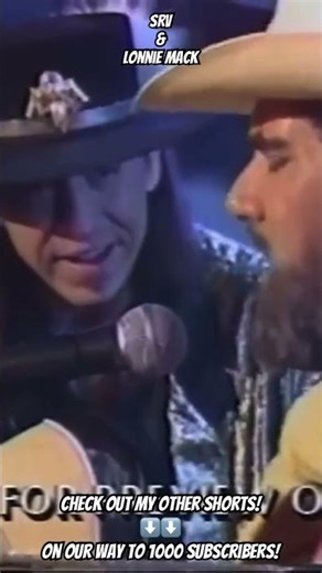 Stevie Ray Vaughn & Lonnie Mack Playing Oreo Cookie Blues Live 1986 🎶 #shorts