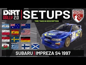Subaru Impreza S4 WRC | TT SETUPS | 13 Locations | DiRT Rally 2.0