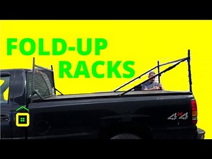 DIY Fold down ladder racks that work with tonneau cover
