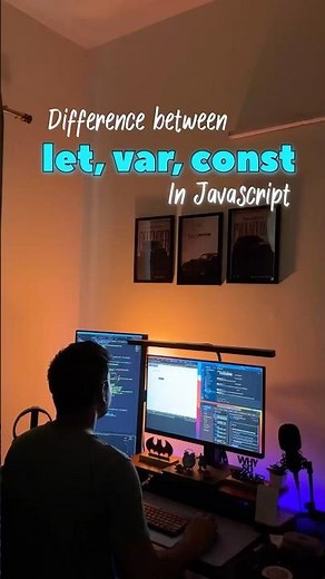 let, var & const Difference Explained 🚀