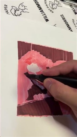 Quick Marker Portrait Sketch | Expressive Lines in Action#art #painting #drawing