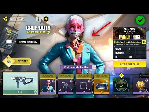 *NEW* Season 8 Battle Pass First Look! All Rewards Revealed! EPIC Guns & Characters! CODM