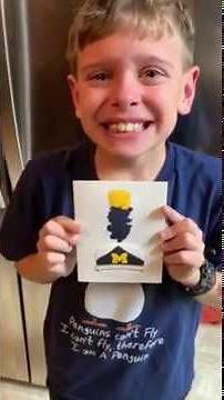 Special surprise for big Michigan Marching Band fan