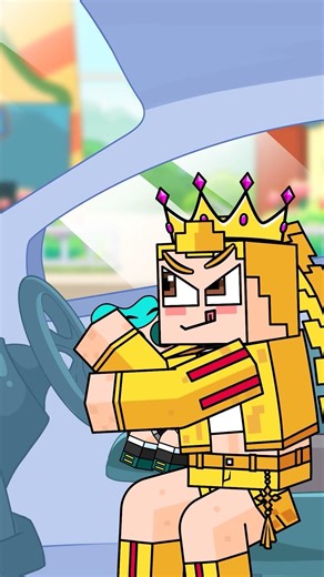 Rumi Refused to Help Dirty Lily Love Braids… Then Rory Changed Everything! #minecraft #shorts