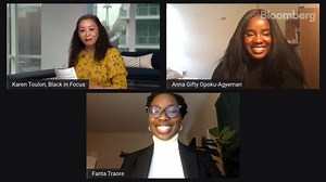 We talked with Anna Gifty Opoku-Agyeman and Fanta Traore of The Sadie Collective about the pipeline of black women in economics and inequality in America: "The best outcome for Black women in the economy is a better outcome for everyone else," says Anna Gifty Opoku-Agyeman Chair, Advisory Board of The Sadie Collective. | Bloomberg