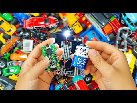 diy how to fix a damaged DC motor from scrap / dc motor/ hand fan /breaking and opening dc bettary