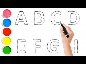 For Kids ABC | A to Z for Toddlers coloring | Toddler Learning Words | how to read the alphabet