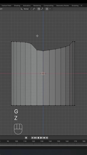 Align Vertices In Blender