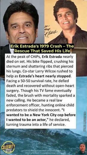 Erik Estrada's 1979 Crash – The Rescue That Saved His Life