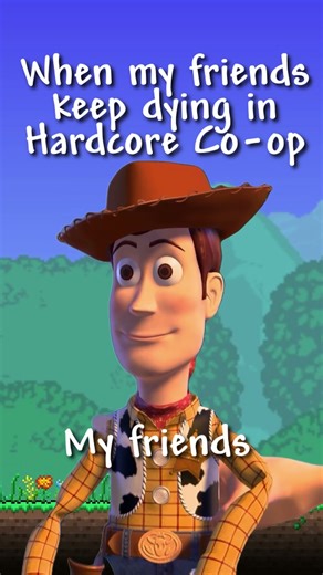 Hardcore Co-op destroys friendships #terraria #trending #gaming