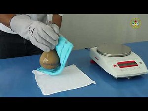 สื่อสาธิตการทดสอบหาความถ่วงจำเพาะของดิน