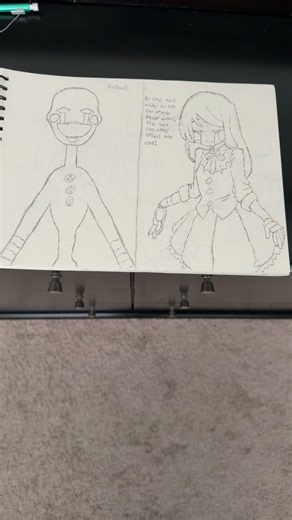 Charlie and the puppet #art #sketching #drawing #sketchful #sketch #fnaf