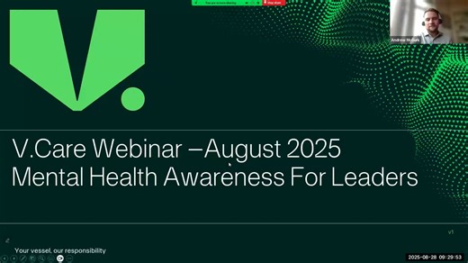 V.CARE: Wellbeing Webinar – Mental Health for leaders