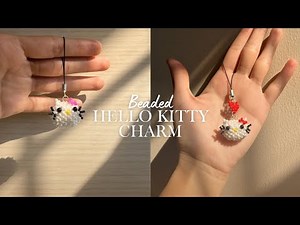 Hello Kitty Beaded Charm Tutorial | Step-by-Step DIY