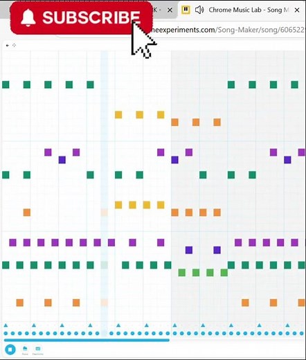 Montagem Ritmica on chrome music lab! #music #chromemusiclab #remix #phonk #experimentalphonk #fyp
