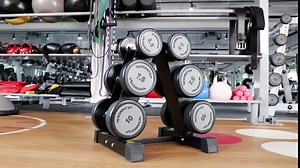 3 Tier Dumbbell Weight Rack, A-Frame Dumbbell Storage Rack ,220 LB Capacity Set For Home Gym Exercise Strength Training