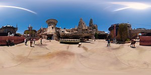 358K views · 16 reactions | Stand in front of the Millennium Falcon and browse the marketplace as you experience Disneyland's Star Wars Galaxy's Edge in 360°. #CNNVR | CNNVR | Facebook