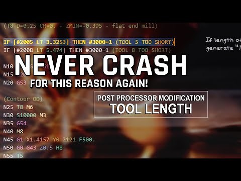 STOP CNC CRASHES! Intelligent Tool Check!