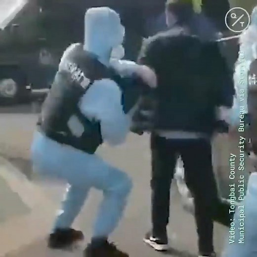 China SWAT Team Practices Taking Down Uncooperative Driver At Coronavirus Checkpoint