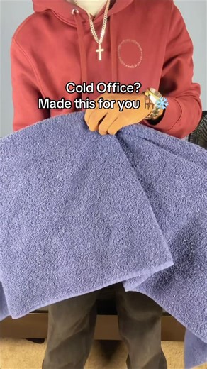 TheLegToaster on Instagram: "Cold office? I made this for you ❄️😩 #winter #christmas #office #cold #wfh"