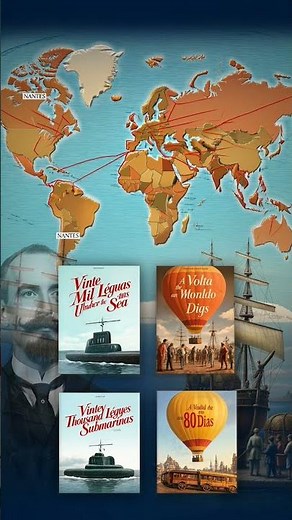 A Vida de JÚLIO VERNE no Canal FATOS HISTÓRICOS