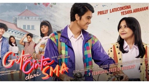 Jadwal Tayang Film Gita Cinta dari SMA di Bioskop XXI Yogyakarta, Solo, dan Semarang 9 Februari 2023 - Tribunnews.com