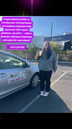 Bella's Driving License Success at VicRoads