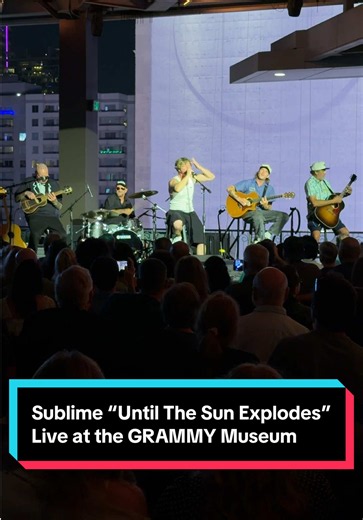 @Sublime performs an acoustic version of “Until The Sun Explodes” live at the @GRAMMY Museum #sublime
